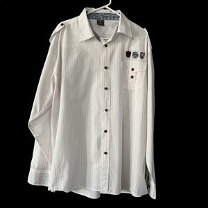 Mens Avirex Button Down Dress Shirt